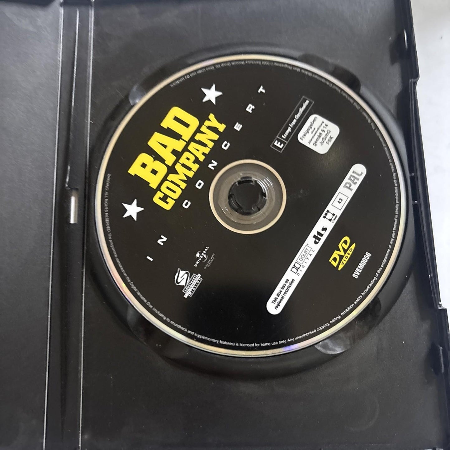 Bad Company In Concert - Merchants Of Cool (DVD, 2005) All Regions
