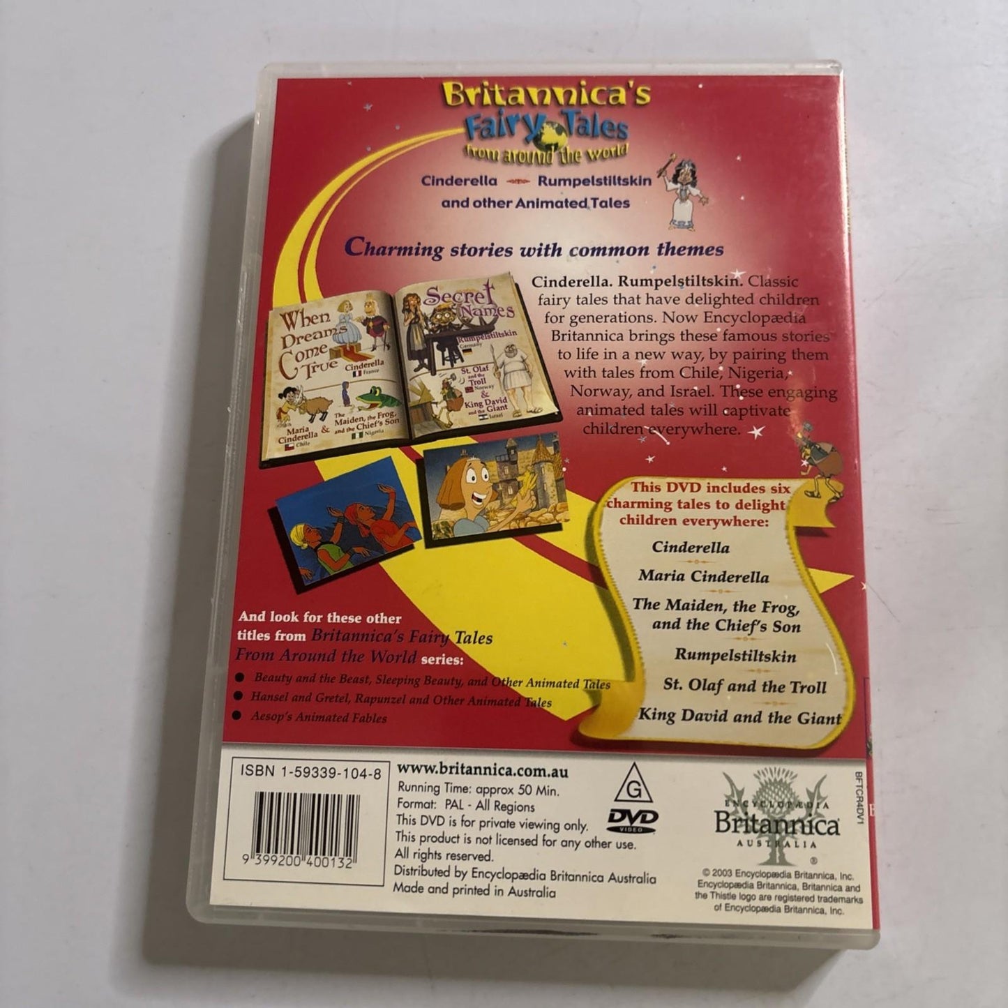 Encyclopaedia Britannica's Cinderella Rumpelstiltskin (DVD) All Regions