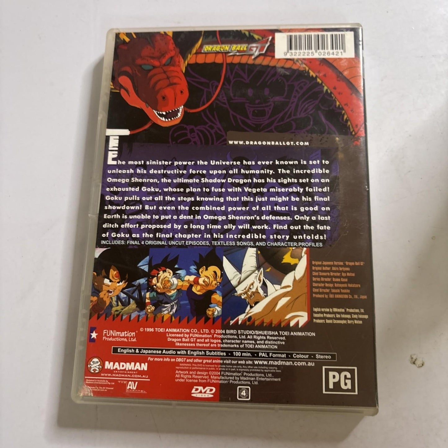 Dragon Ball GT 15 - Generations (DVD, 2003) Region 4