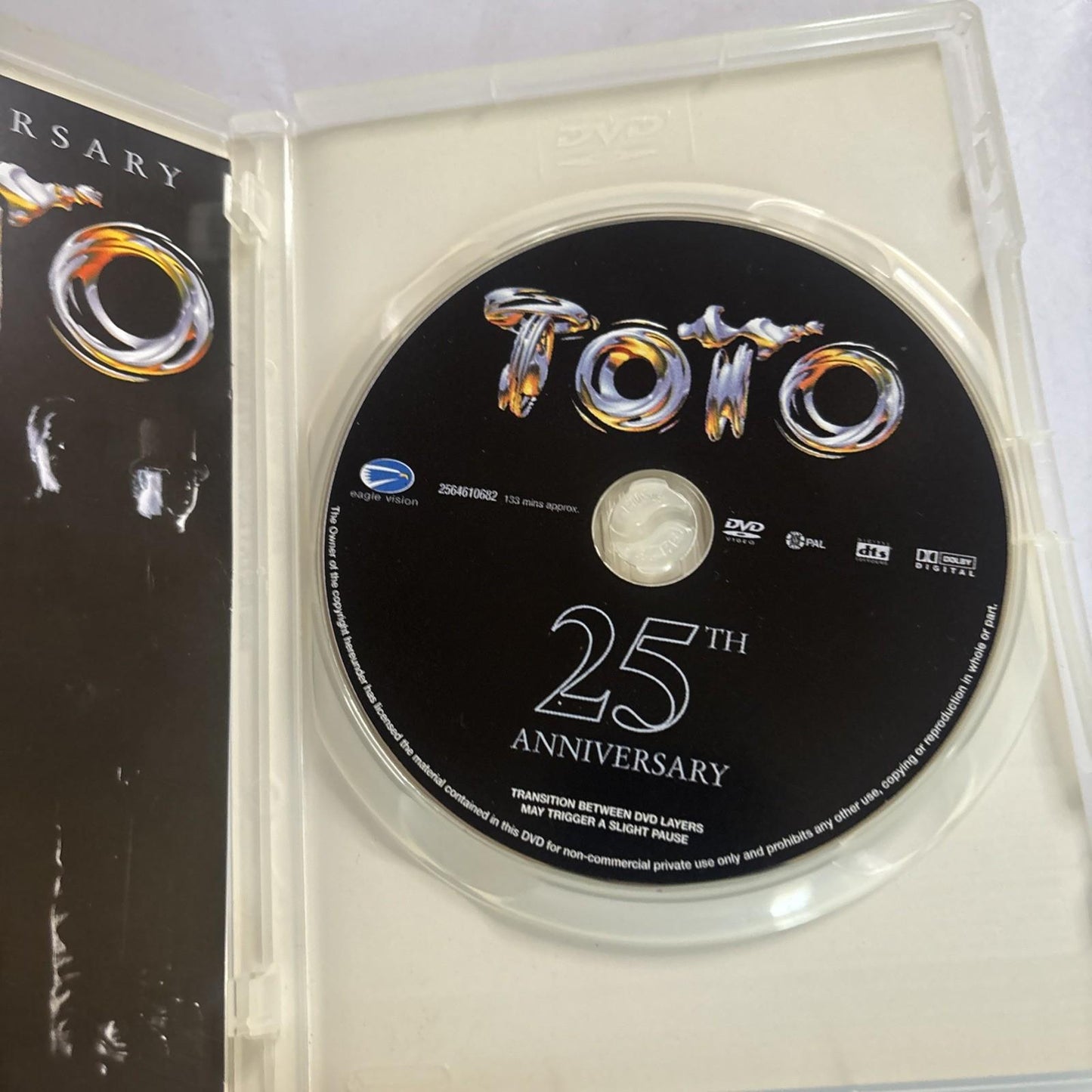 Toto - Live in Amsterdam (DVD, 2003) All Regions