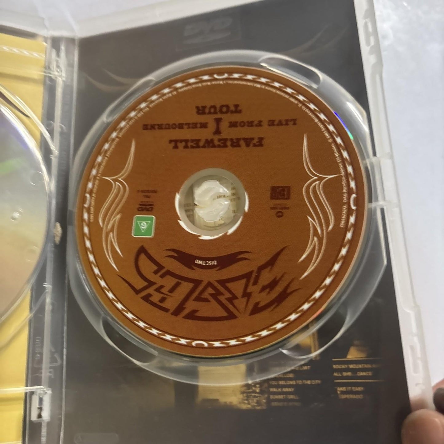 Eagles - Farewell 1 Tour - Live from Melbourne (DVD, 2004) Region 4