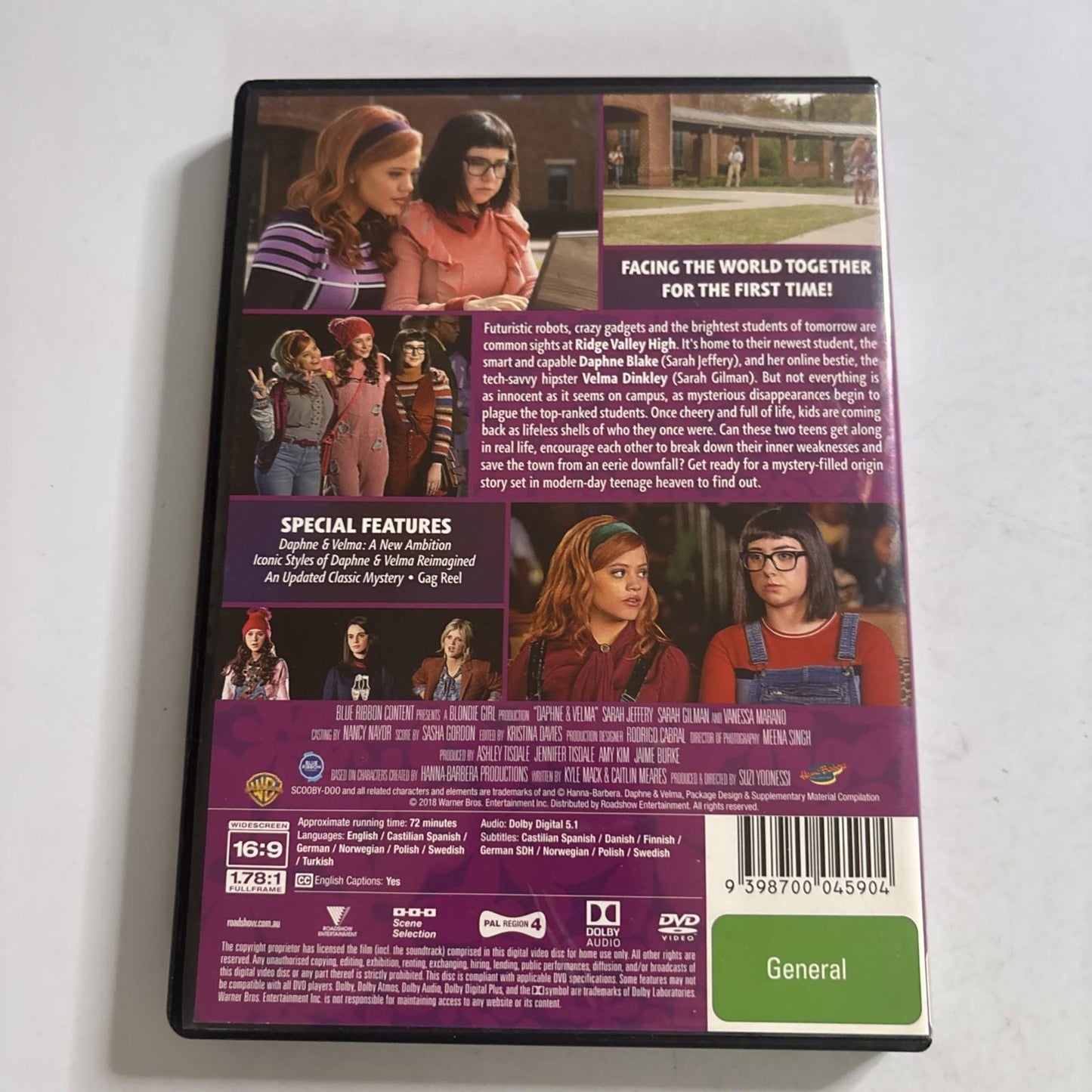 Daphne & Velma (DVD, 2018) Sarah Jeffrey Region 4 NEW