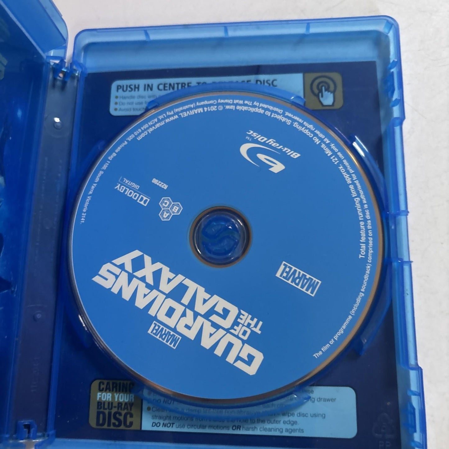 Guardians of the Galaxy (Blu-ray, 2014) Chris Pratt All Regions