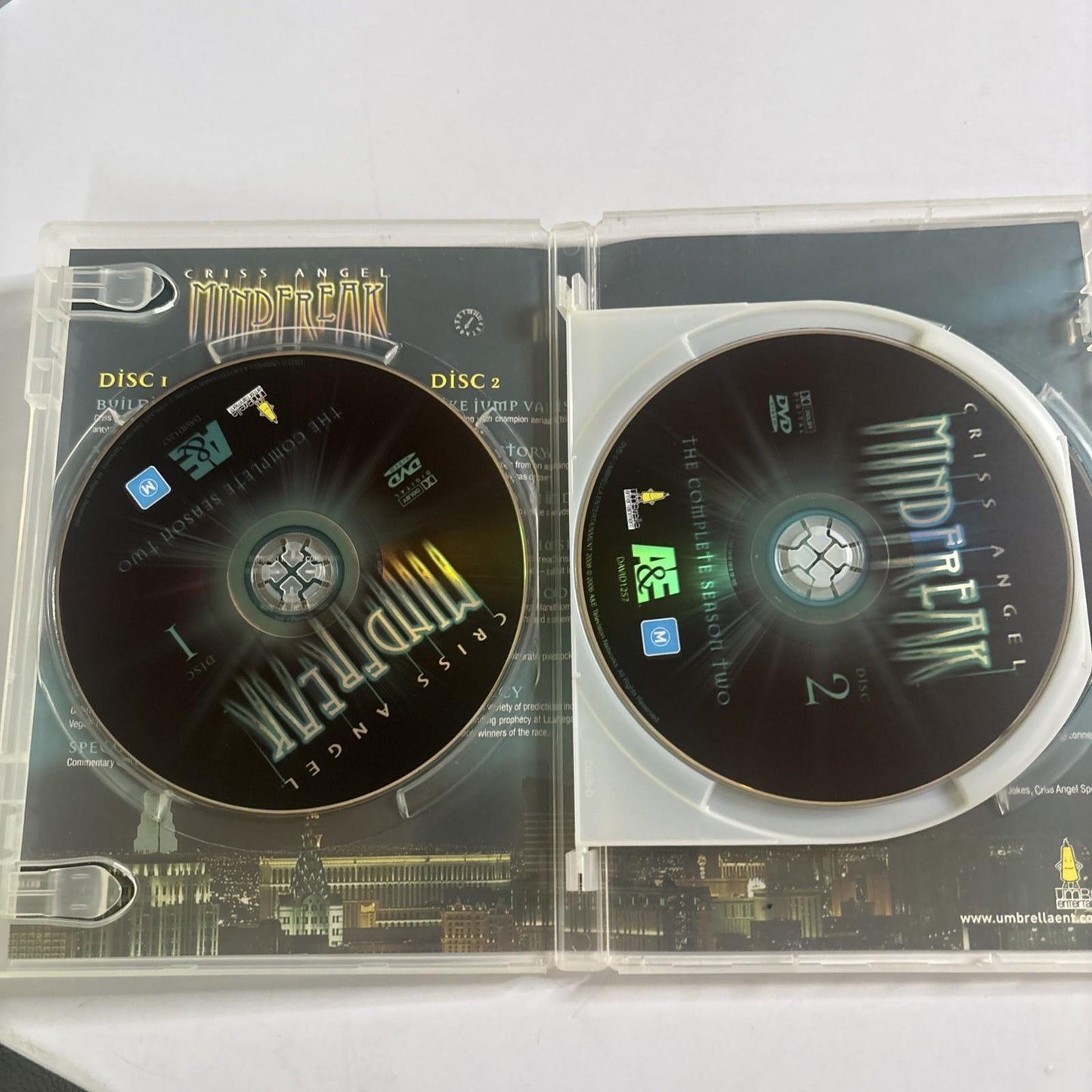 Criss Angel - Mindfreak : Season 2 (DVD, 2005) Region 4