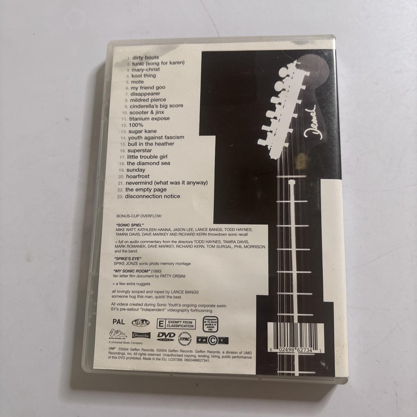 Sonic Youth - Corporate Ghost (DVD, 2004) All Regions