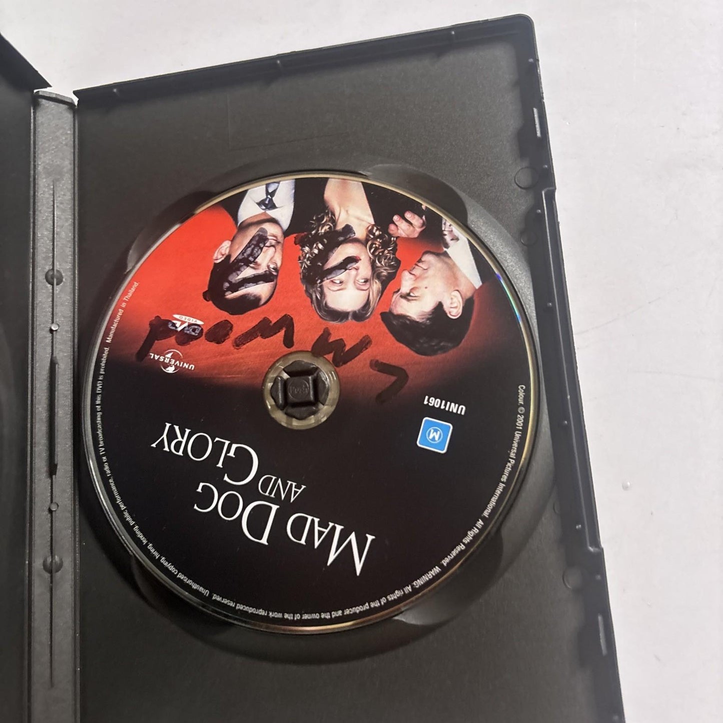 Mad Dog And Glory (DVD, 2001) Uma Thurman, Robert Deniro, Bill Murray Region 4,2