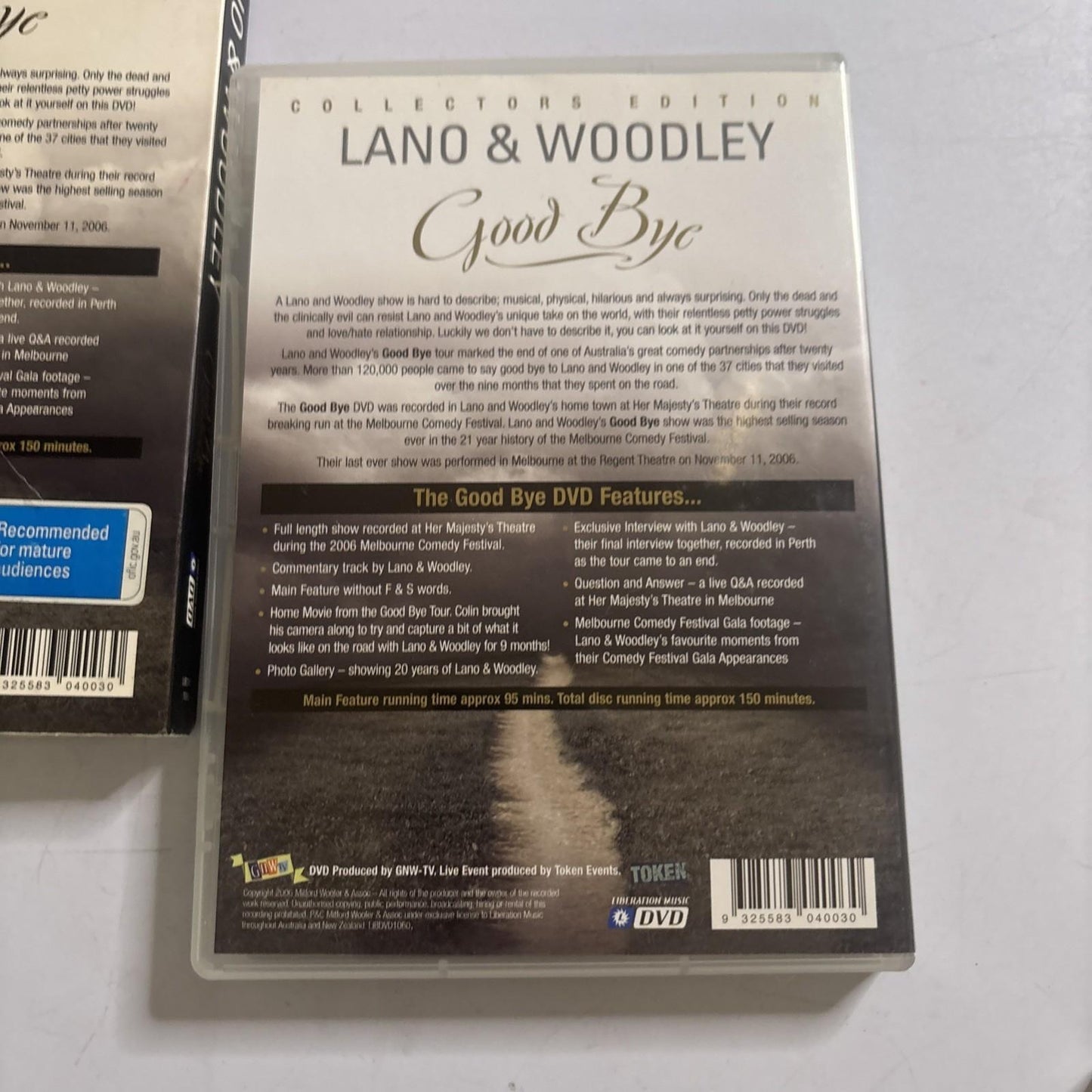 Lano & Woodley - Goodbye (DVD) All Regions