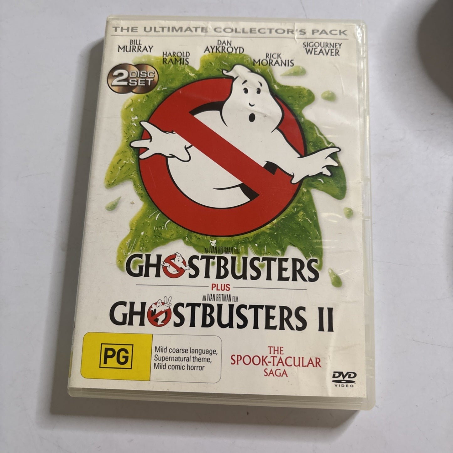 Ghostbusters / Ghostbusters II (DVD, 2-Disc) Bill Murray Region 4