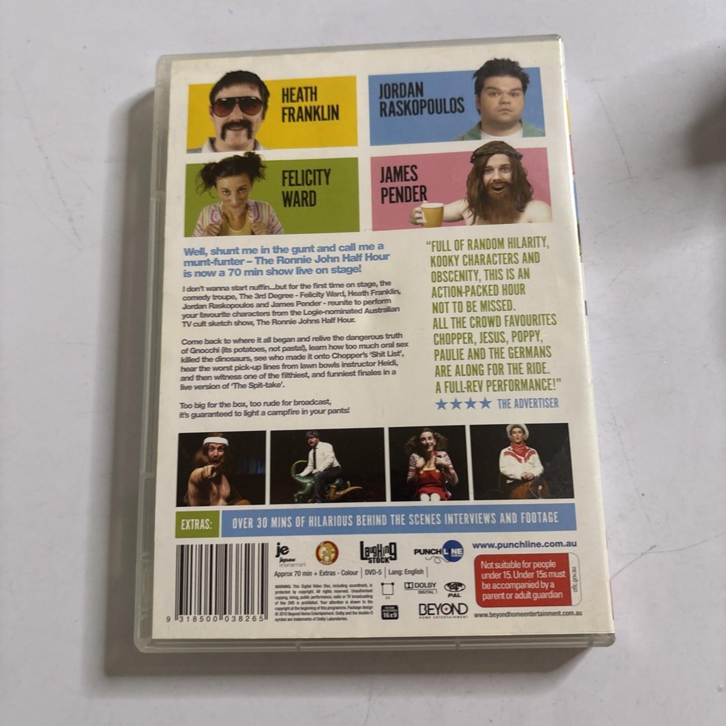 The Ronnie Johns Half Hour - Live on Stage (DVD, 2010) Region 4