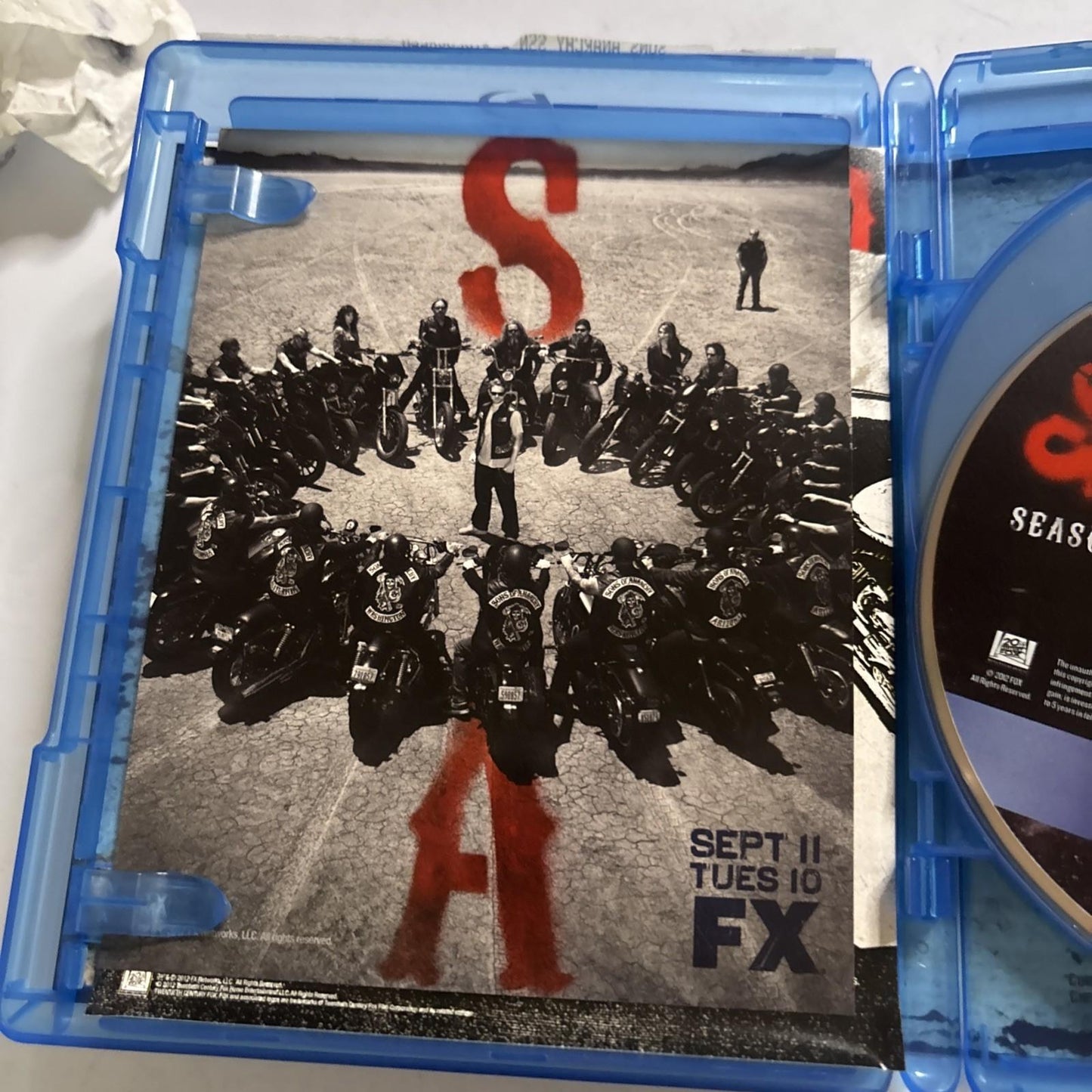 Sons of Anarchy: Season 4 (Blu-Ray, 2012)  Region A Ron Pearlman