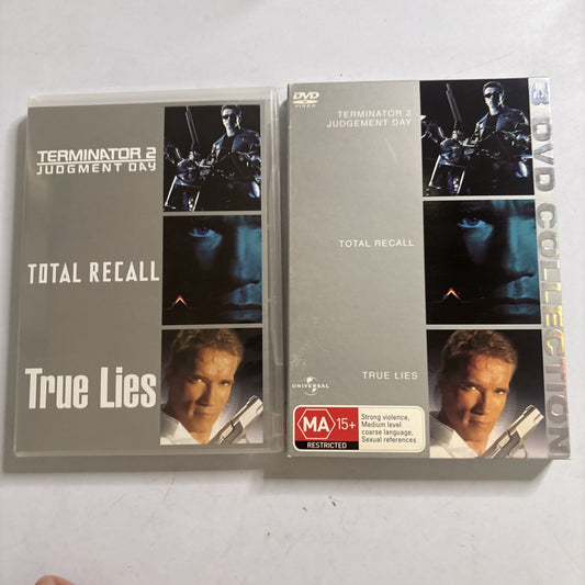 Total Recall / Terminator 2 Judgment Day / True Lies (DVD, 1990) Region 4