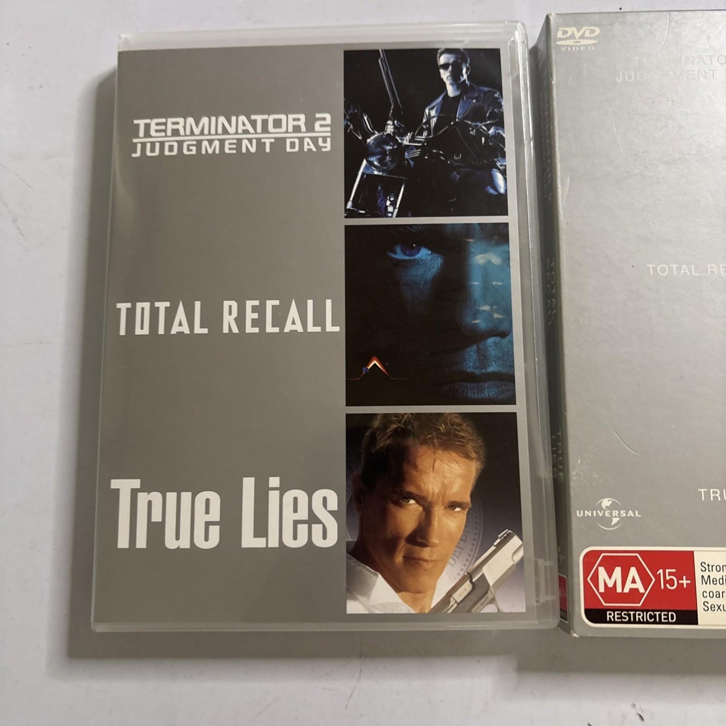 Total Recall / Terminator 2 Judgment Day / True Lies (DVD, 1990) Region 4