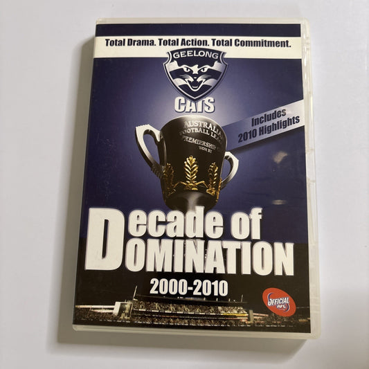 AFL Geelong Cats - Decade of Domination (DVD, 2011) All Regions