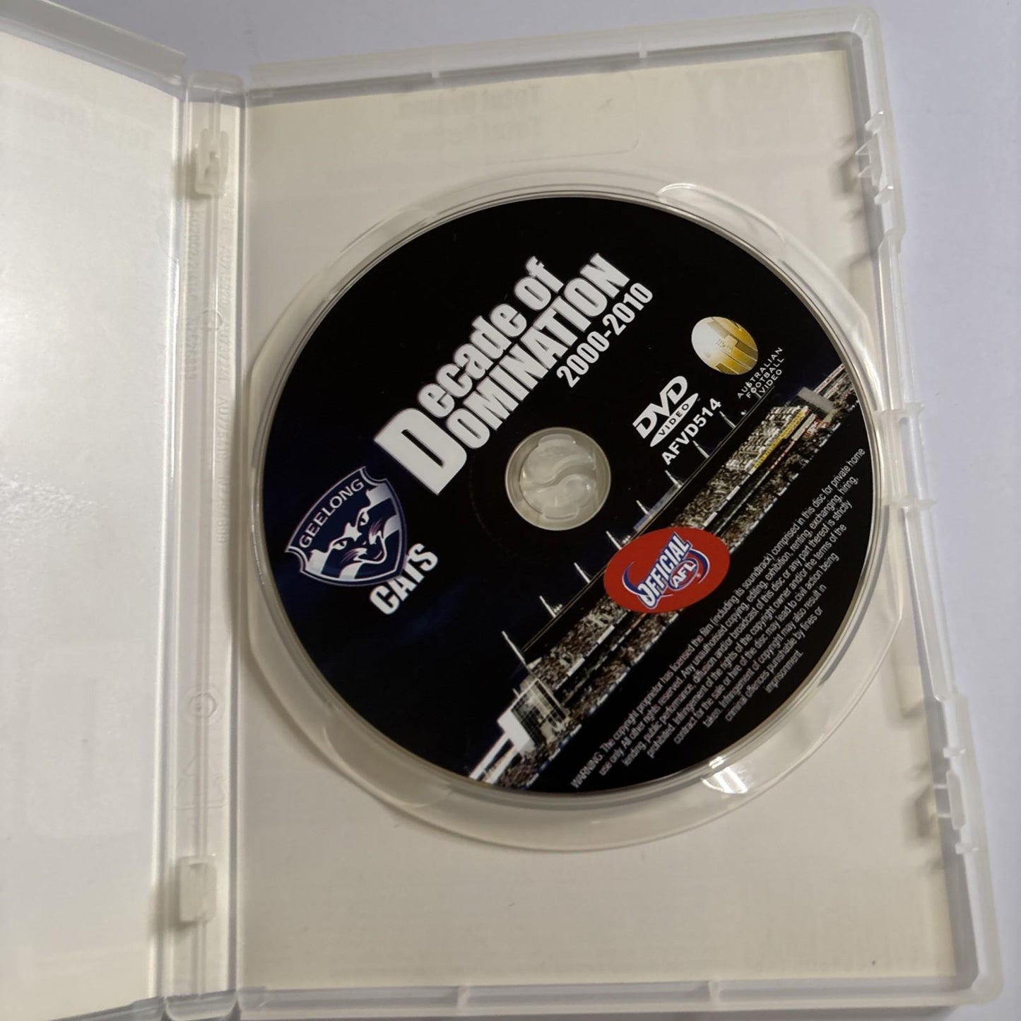 AFL Geelong Cats - Decade of Domination (DVD, 2011) All Regions