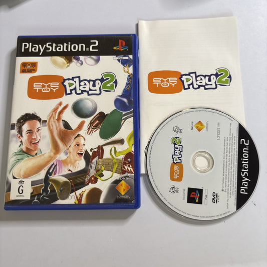 Eye Play 2 Sony Playstation 2 PS2 Manual