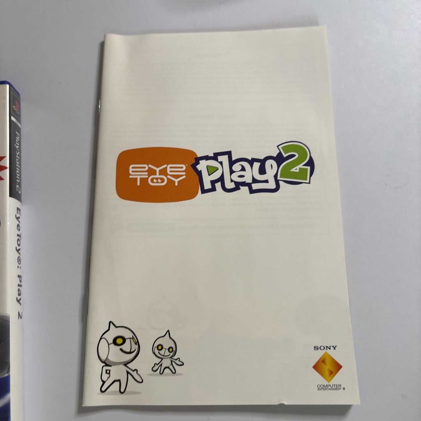 Eye Play 2 Sony Playstation 2 PS2 Manual