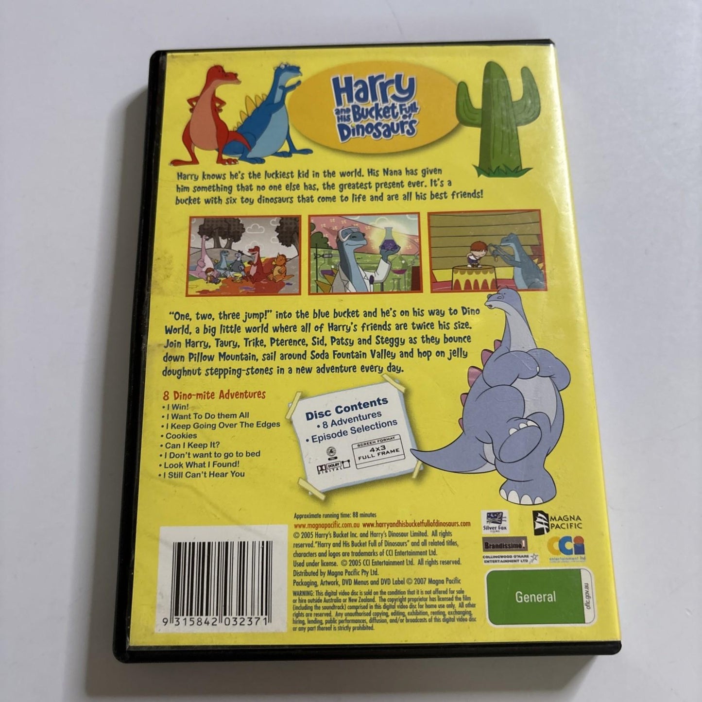 Harry and His Bucket Full of Dinosaurs : Vol 4 (DVD, 2006) Region 4