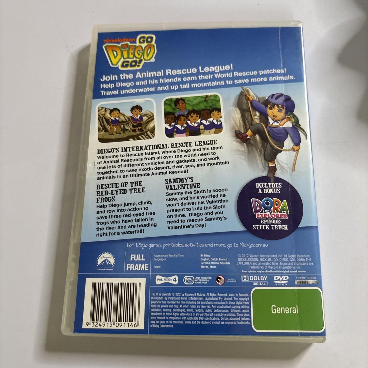Go Diego Go! - Diego's Ultimate Rescue League (DVD, 2011) Region 4
