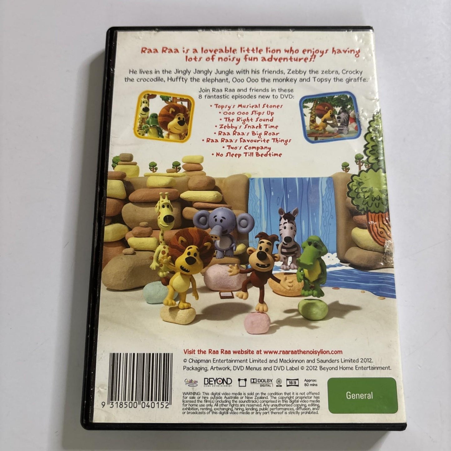 Raa Raa the Noisy Lion - Welcome to the Jingly Jangly Jungle (DVD, 2011) Region 4