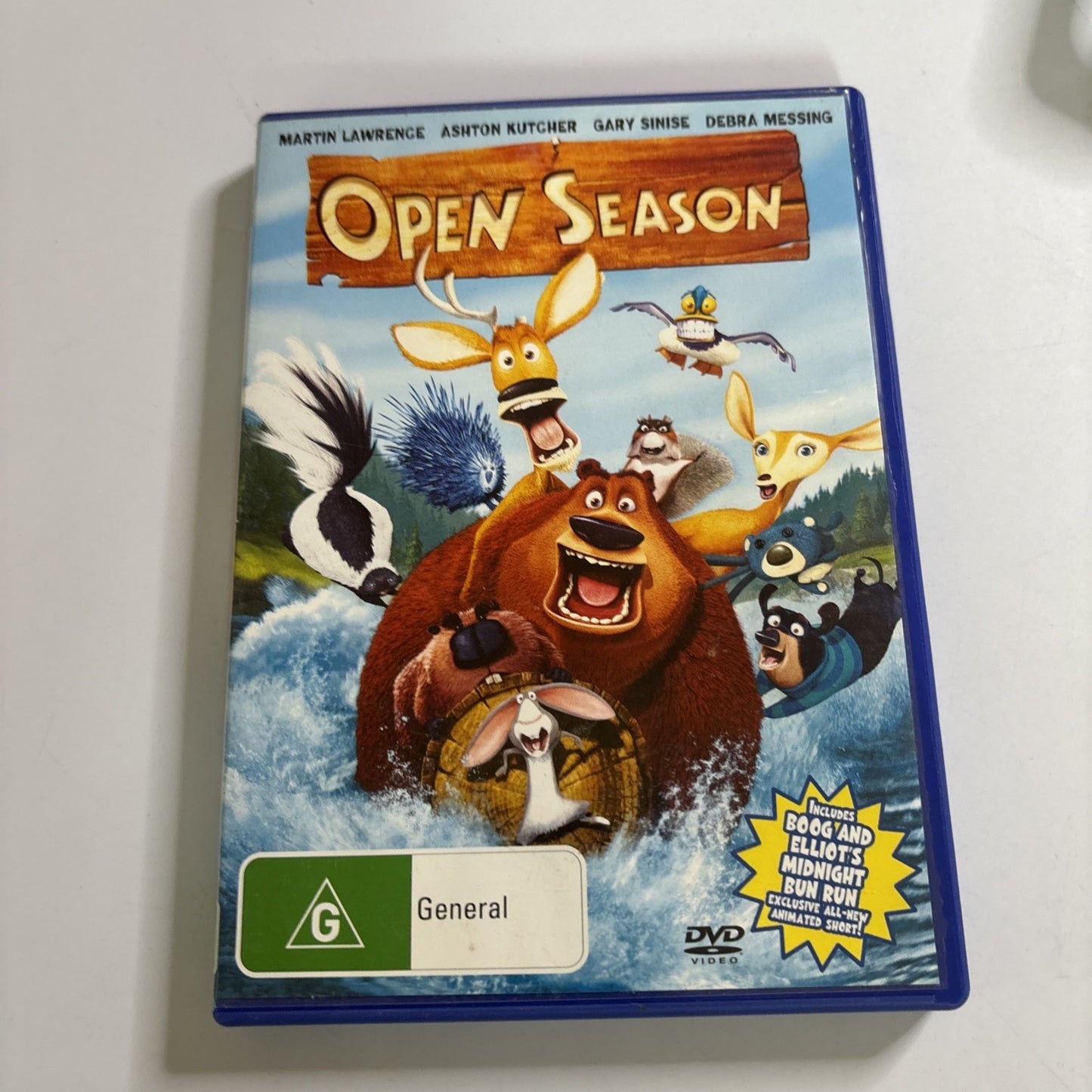 Open Season (DVD, 2006) Martin Lawrence, Ashton Kutcher Region 4