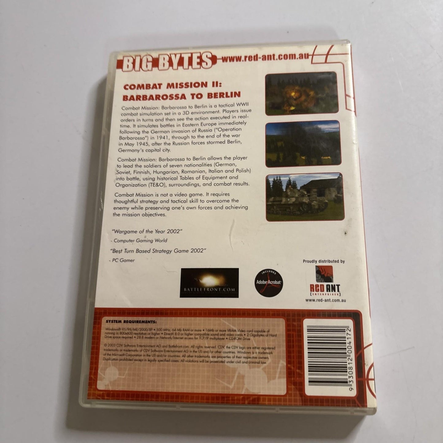 Combat Mission 2: Barbarossa to Berlin PC CD-ROM