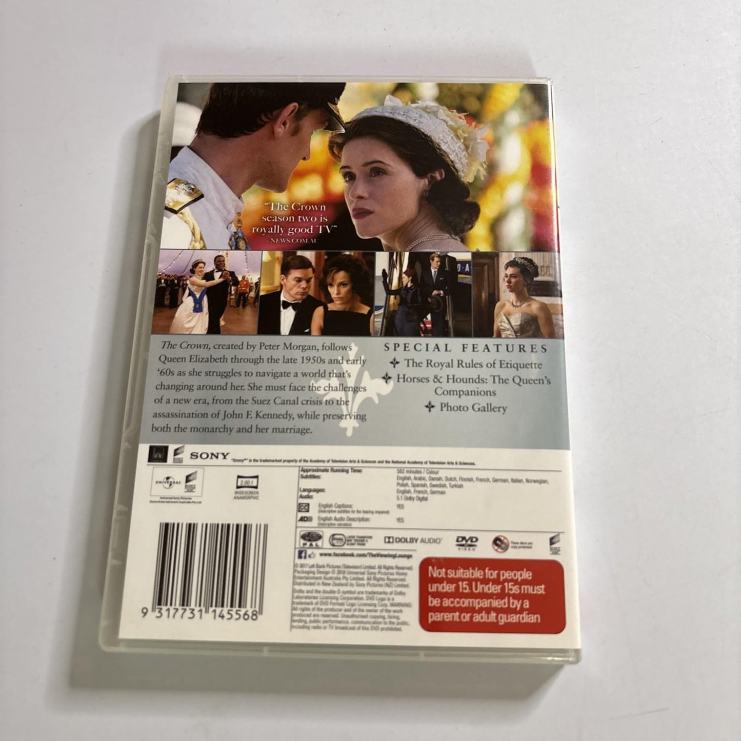 The Crown : Season 2 (DVD, 2017) Region 4,2
