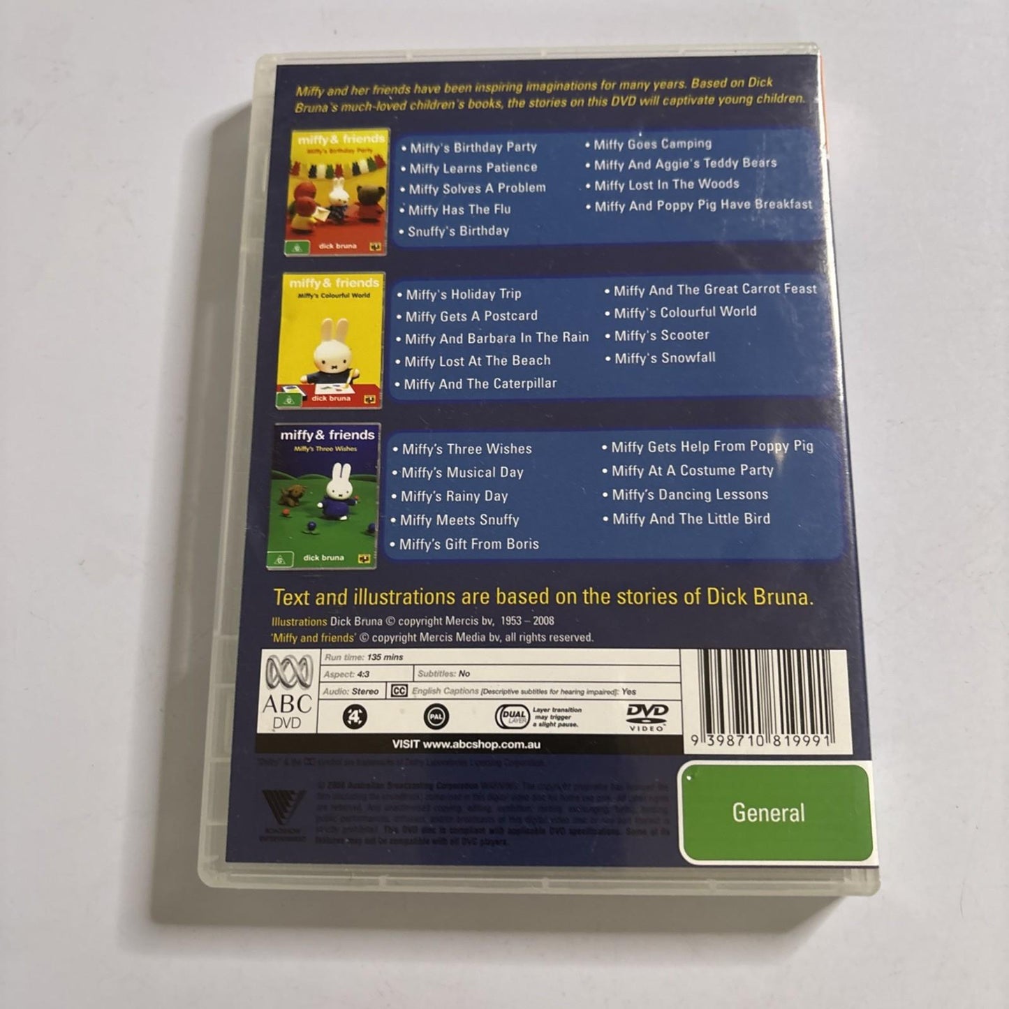 Miffy & Friends: Birthday Party / Colourful World / Three Wishes (DVD) Region 4