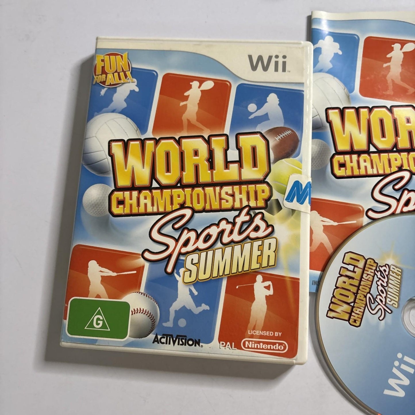World Championship Sports Summer - Nintendo Wii - PAL Manual