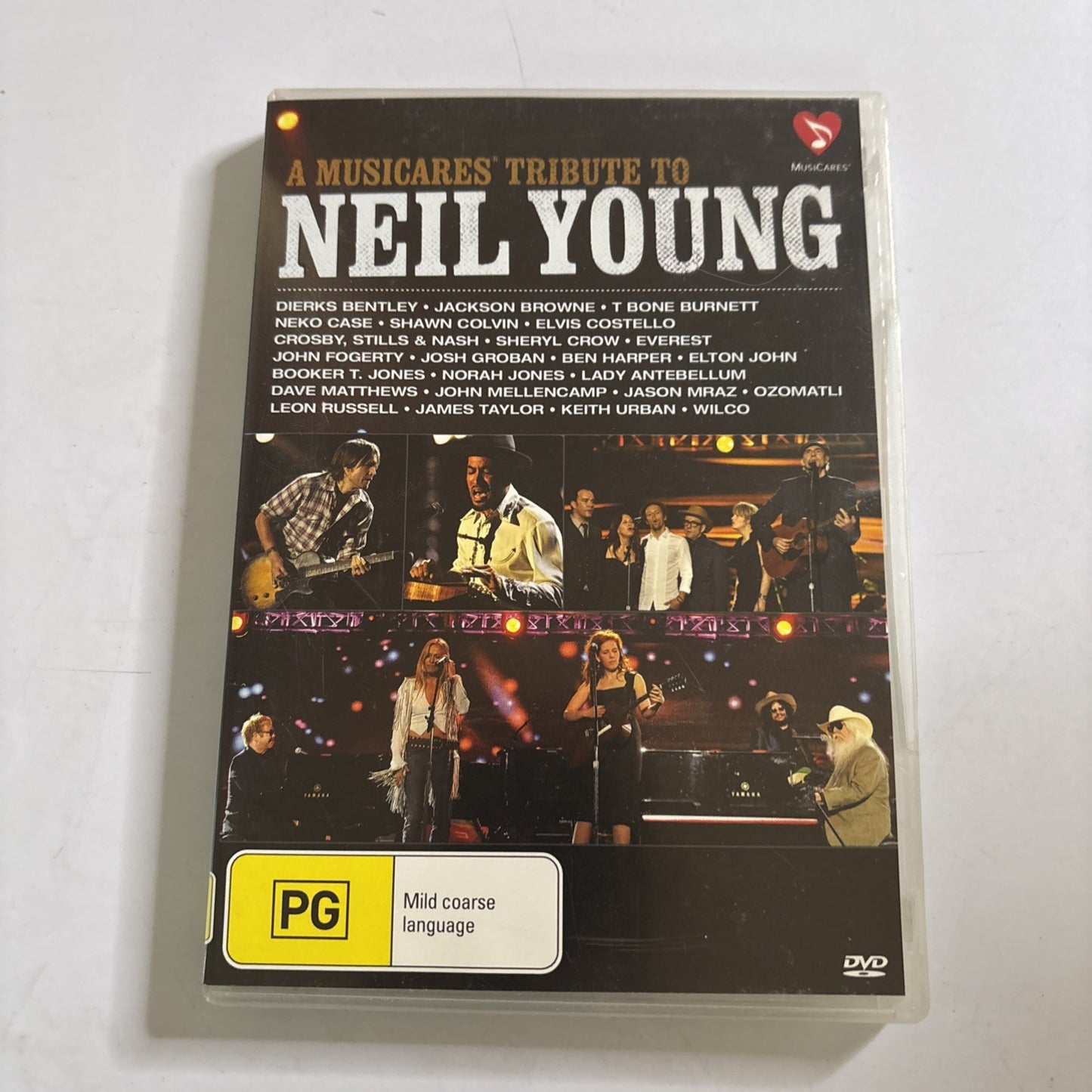 A Musicares' Tribute to Neil Young (DVD, 2010) Wilco, Elvis Costello Region 4