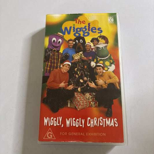 The Wiggles - Wiggly, Wiggly  Christmas (VHS, 1997) ABC 1997 PAL
