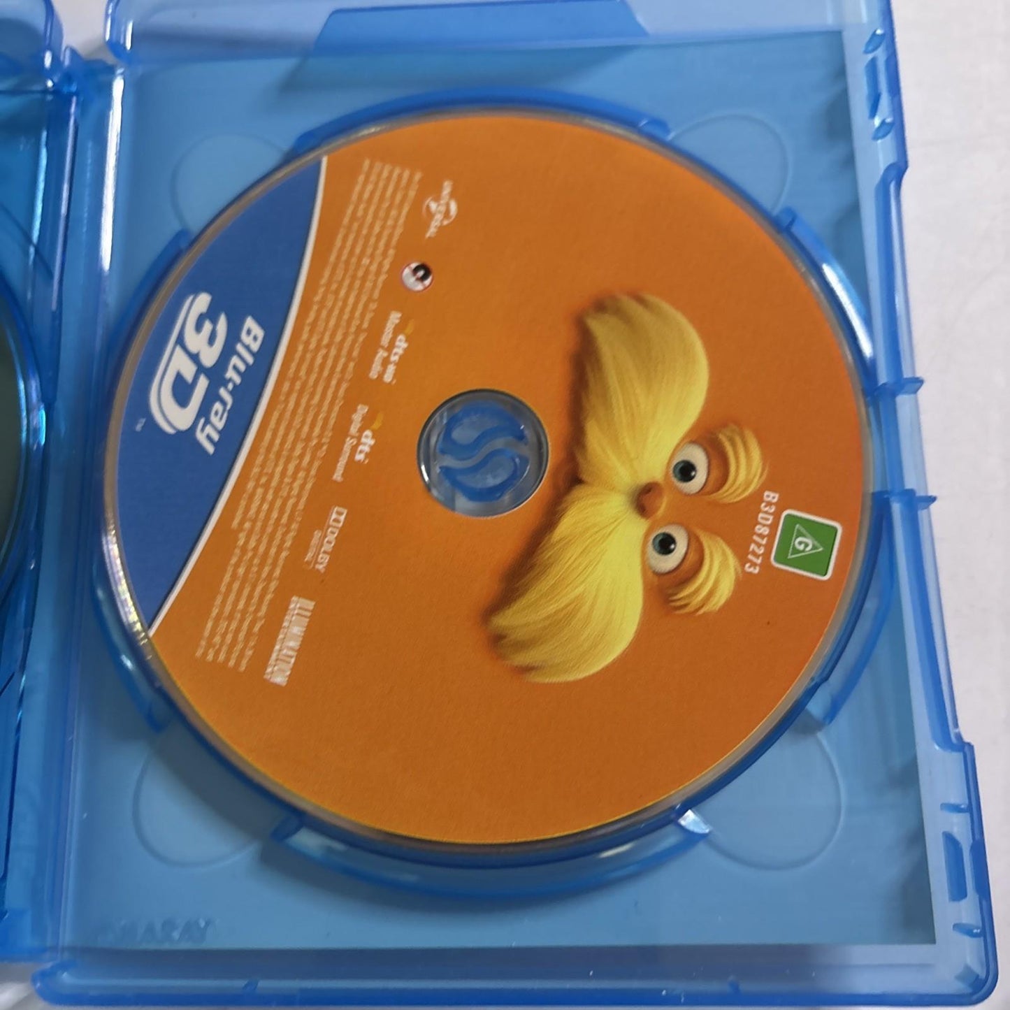 Dr. Seuss' The Lorax (Blu-ray 3D, 2012) Region B