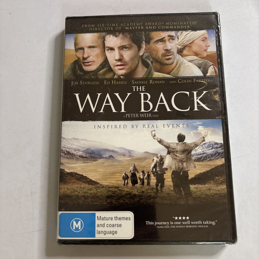 The Way Back (DVD, 2010) Colin Farrell Region 4 *New Sealed*