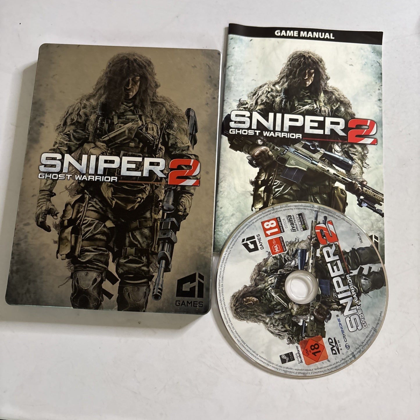 Sniper 2 Ghost Warrior Steel Book PC DVD-ROM