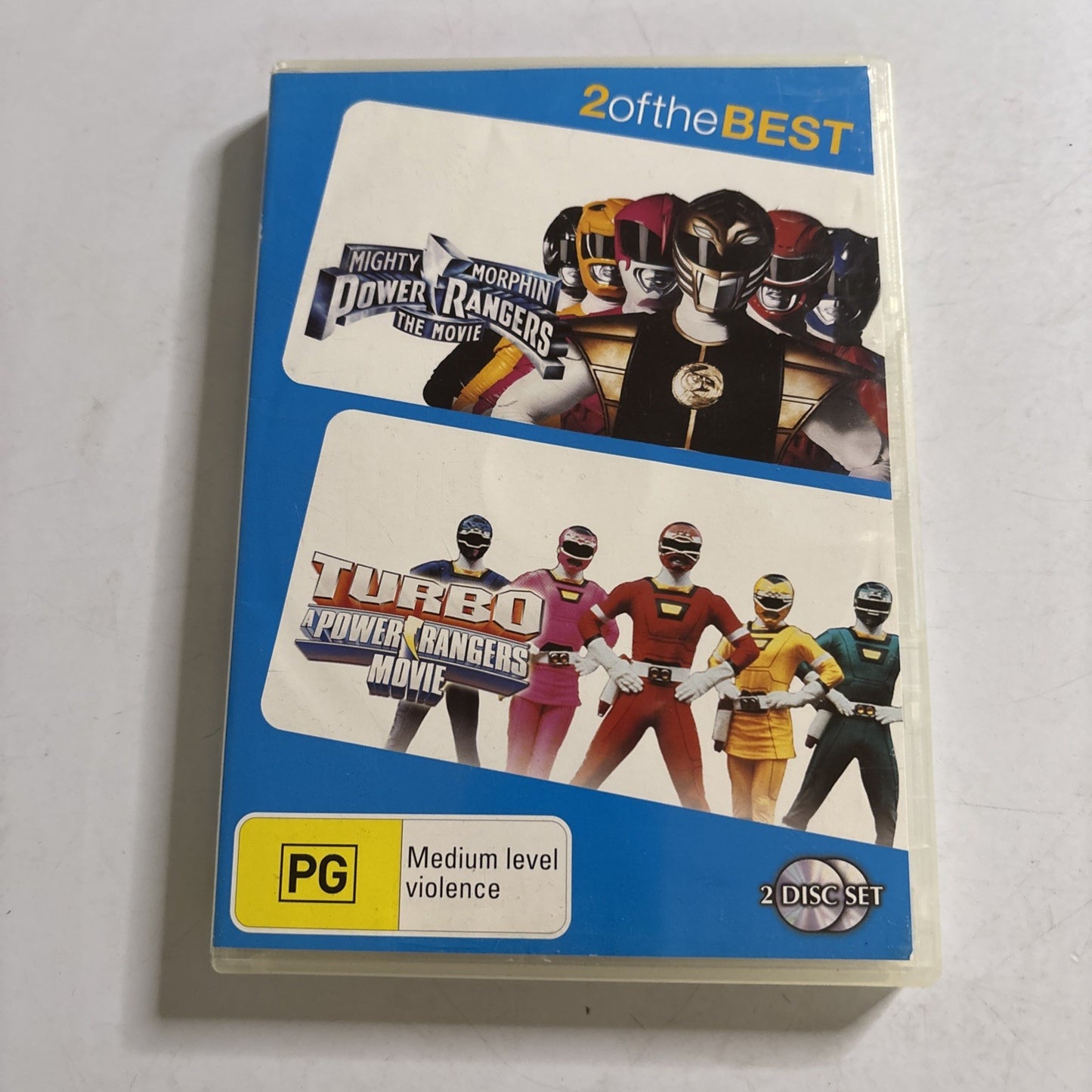 Mighty Morphin Power Rangers Movie + Turbo Power Rangers Movie (DVD) Region 4