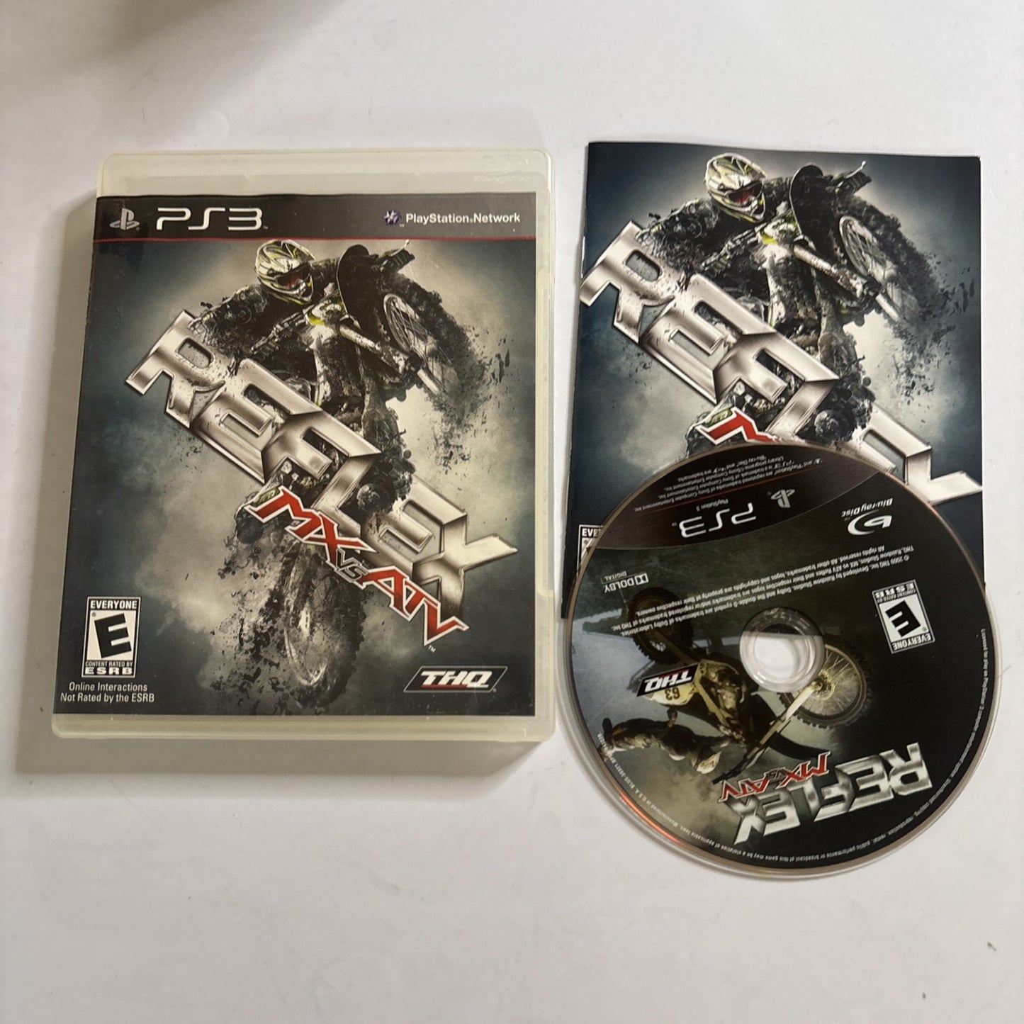 MX vs ATV Reflex - SONY Playstation 3 PS3 Manual