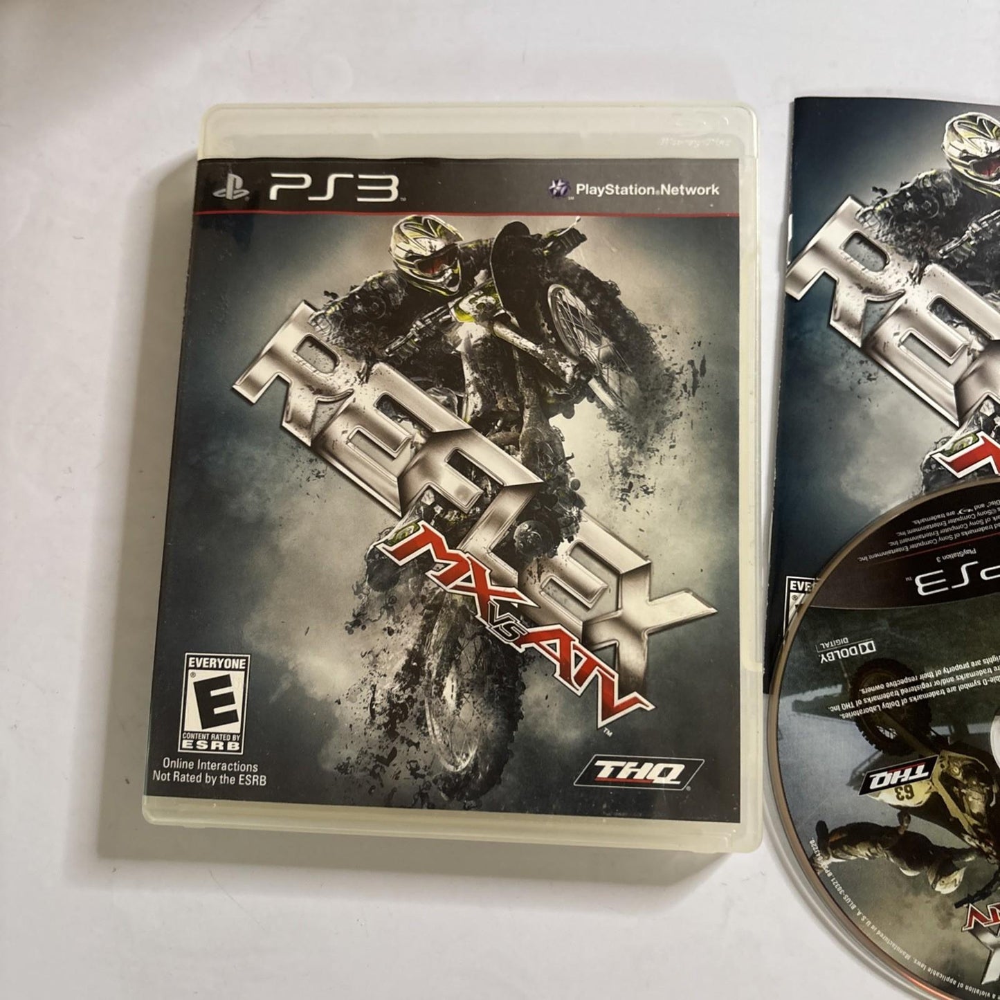 MX vs ATV Reflex - SONY Playstation 3 PS3 Manual