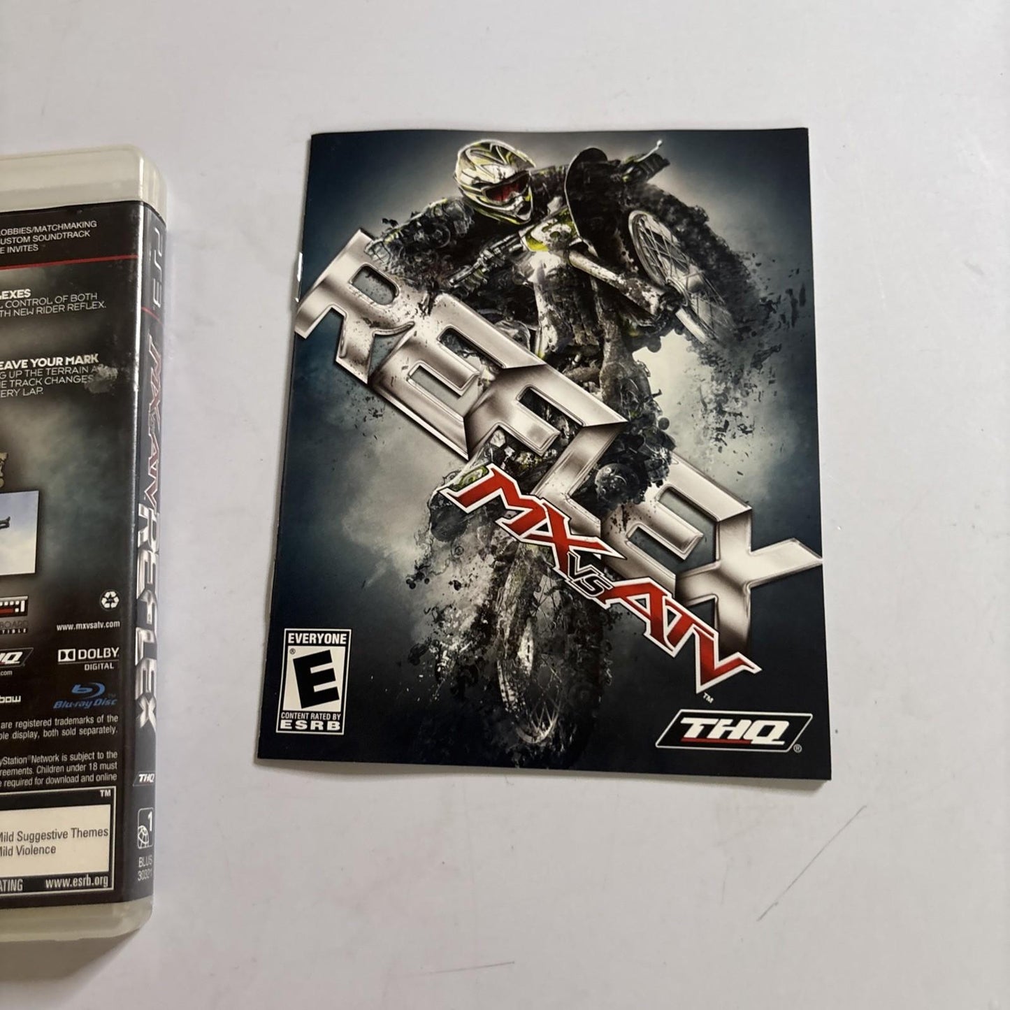 MX vs ATV Reflex - SONY Playstation 3 PS3 Manual