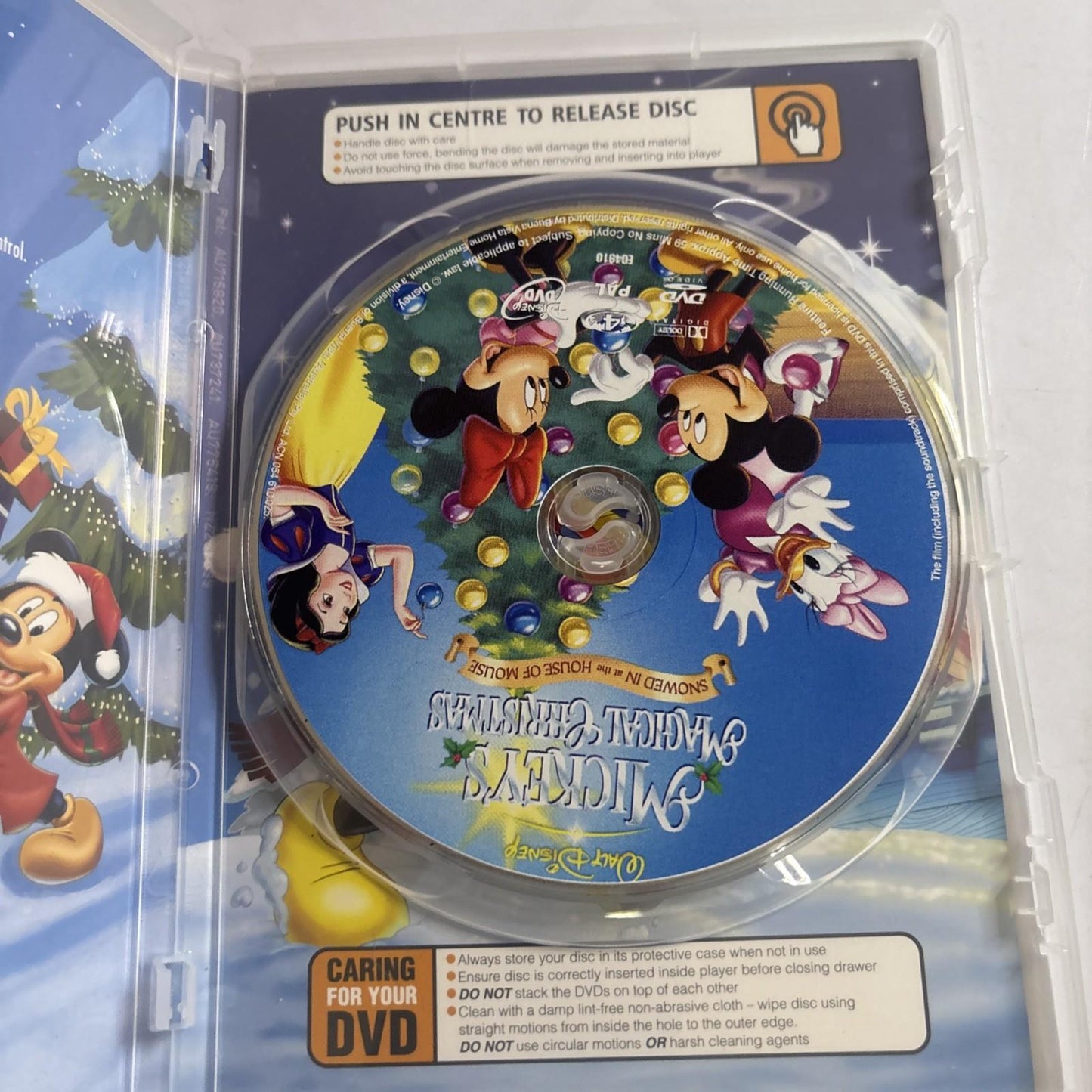 Mickey's Magical Christmas (DVD, 2001) Region 4