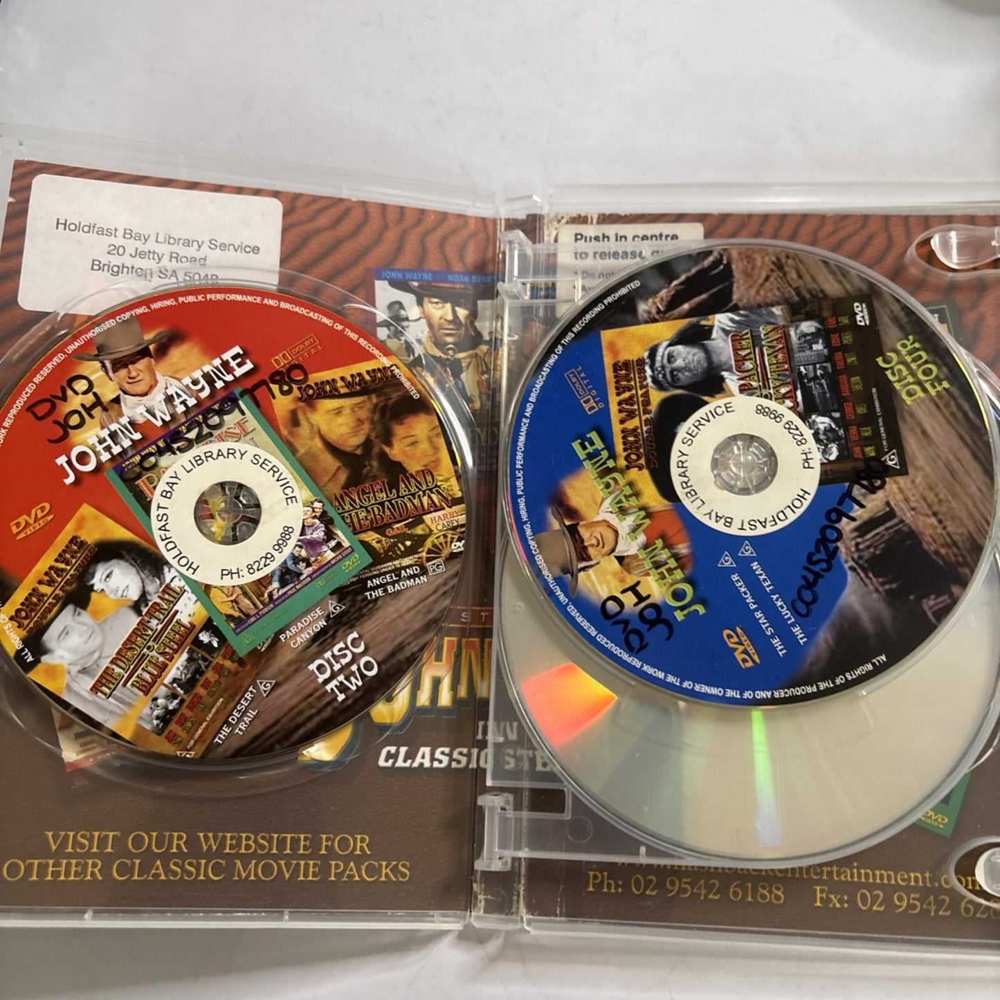 John Wayne In Ten Classic Westerns DVD All Regions Ex-Library