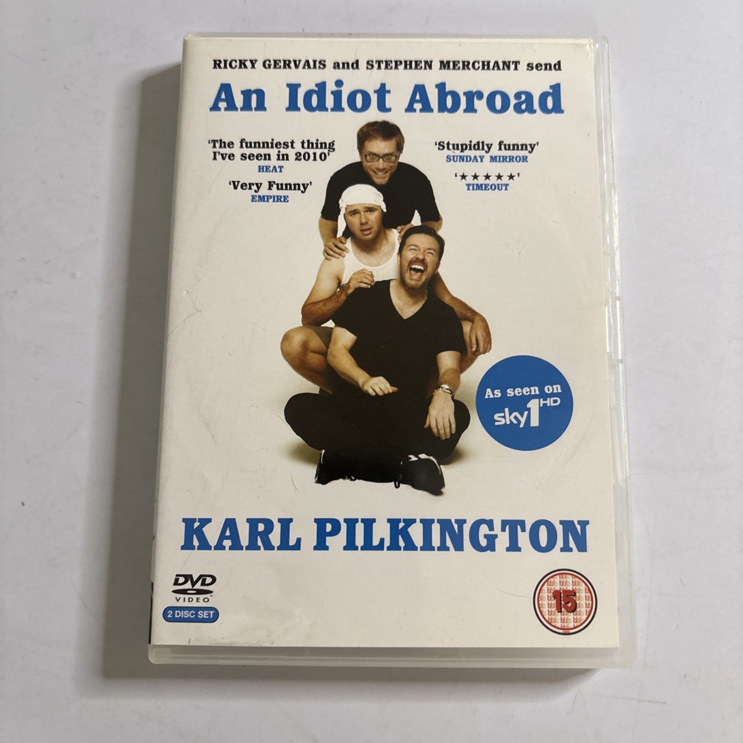 An Idiot Abroad - Season 1 DVD British Comedy TV Series, Ricky Gervais Region 2