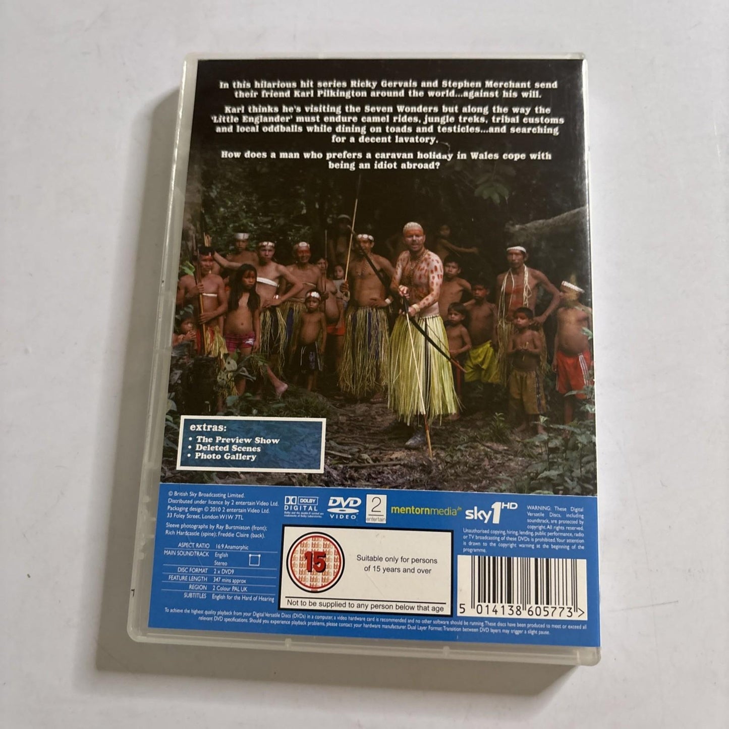 An Idiot Abroad - Season 1 DVD British Comedy TV Series, Ricky Gervais Region 2