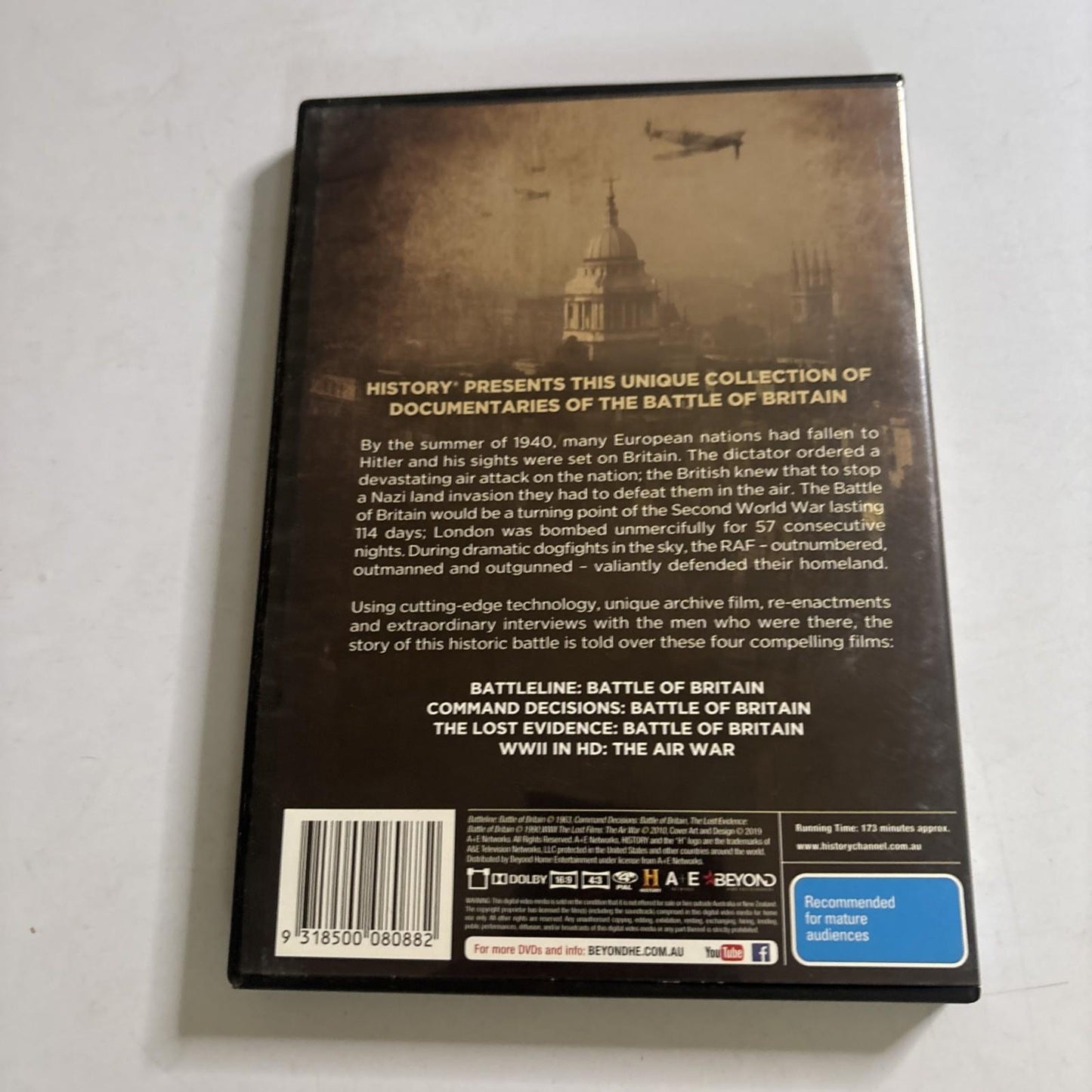 Decisive Battles: Battle Of Britain (DVD, 2019) Region 4
