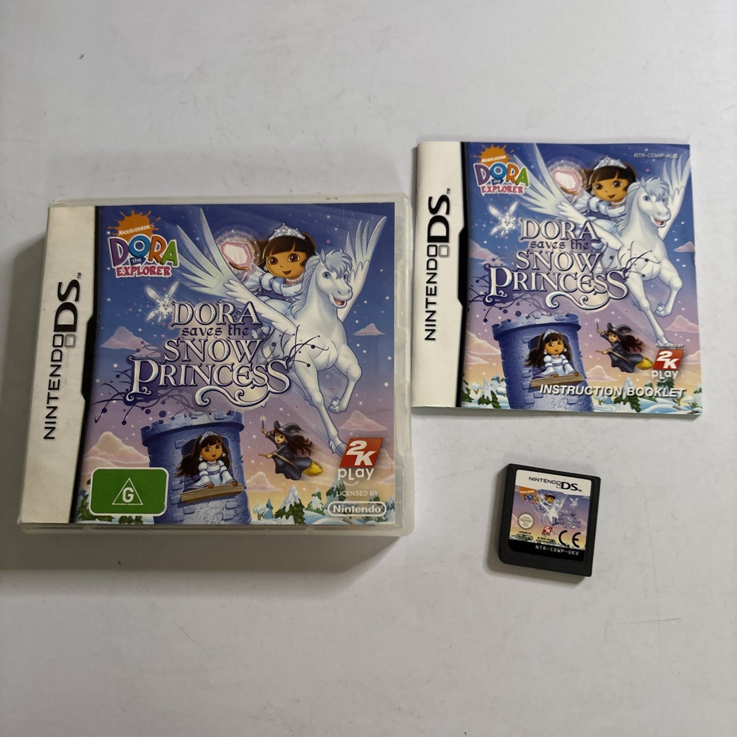 Dora The Explorer: Dora Saves The Snow Princess  Nintendo DS Manual