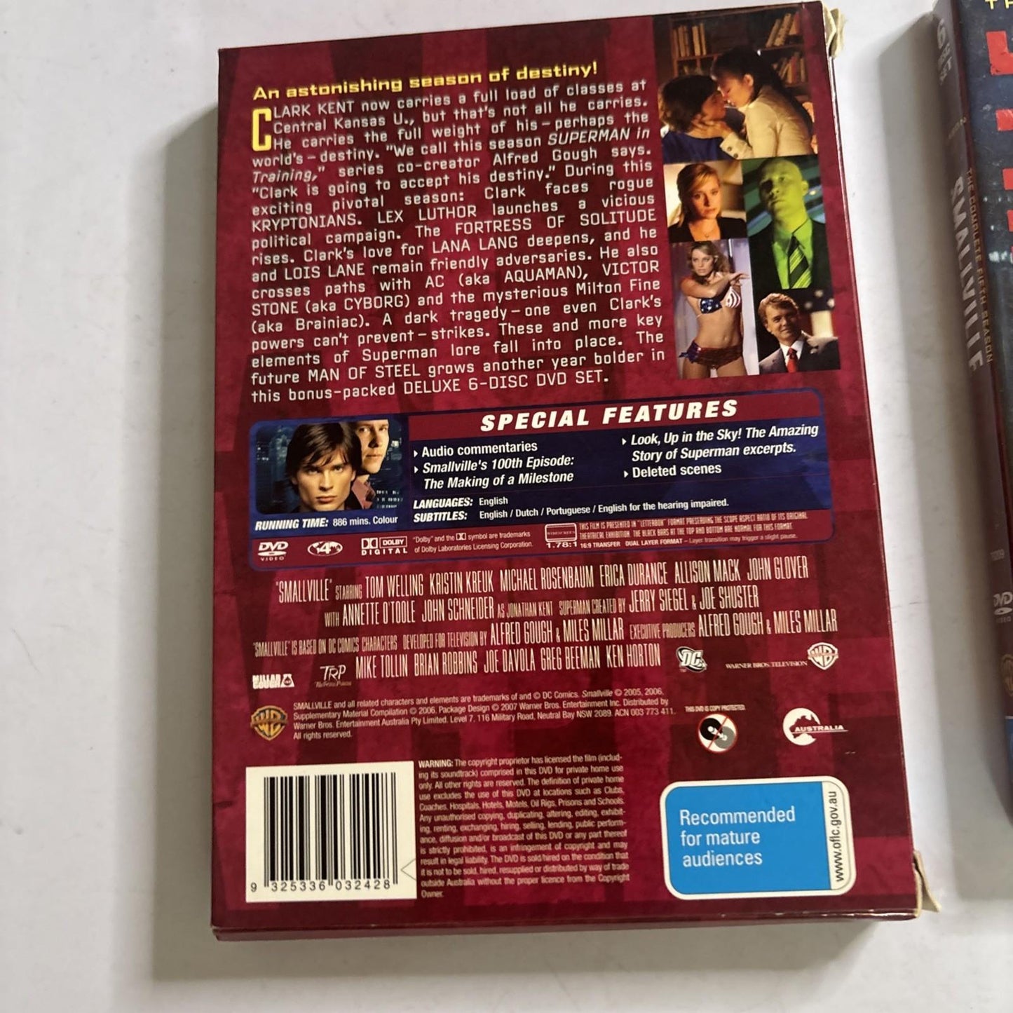 Smallville : Season 5 (DVD, 2005) Region 4
