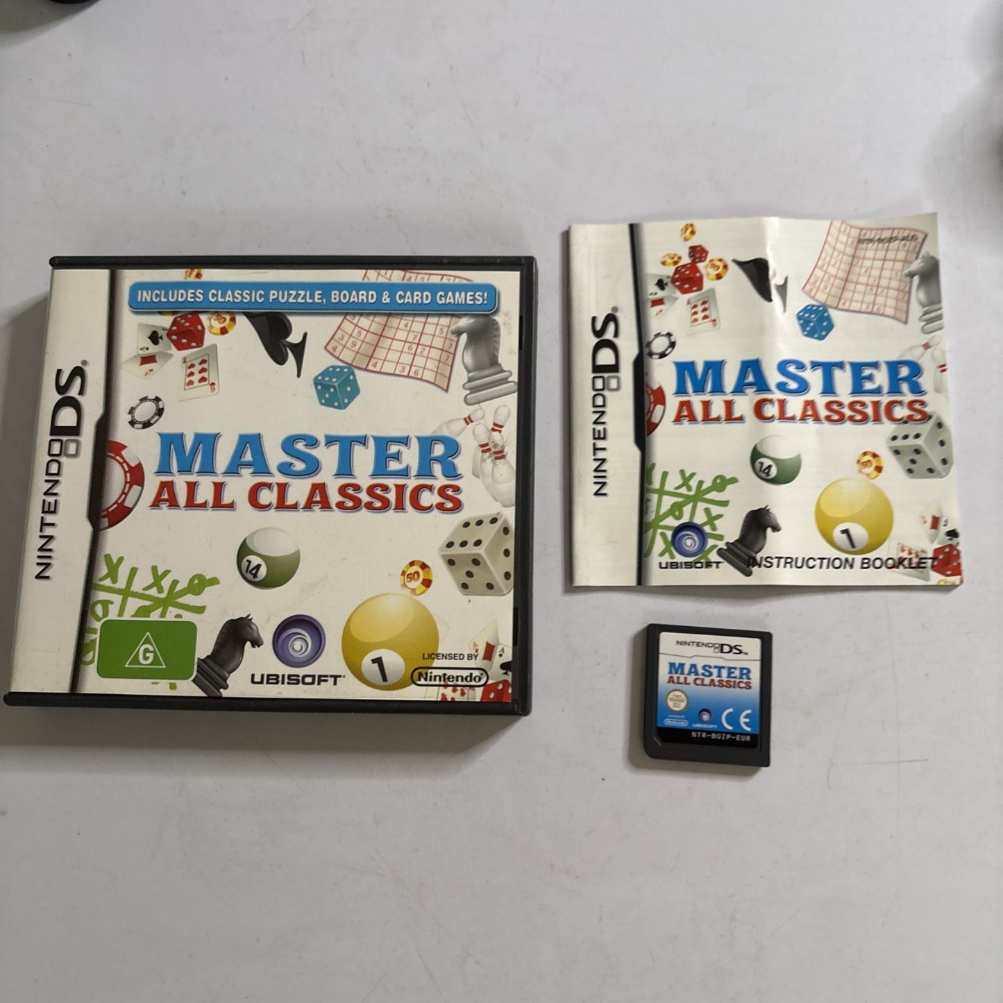 Master All Classics Nintendo DS Game Complete with Case & Manual