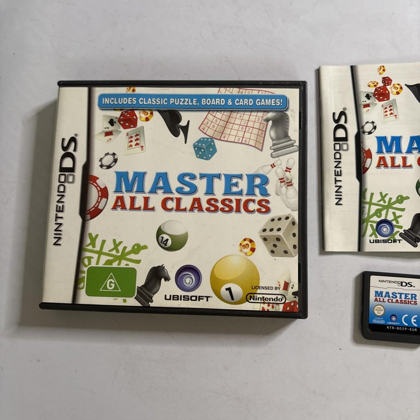 Master All Classics Nintendo DS Game Complete with Case & Manual