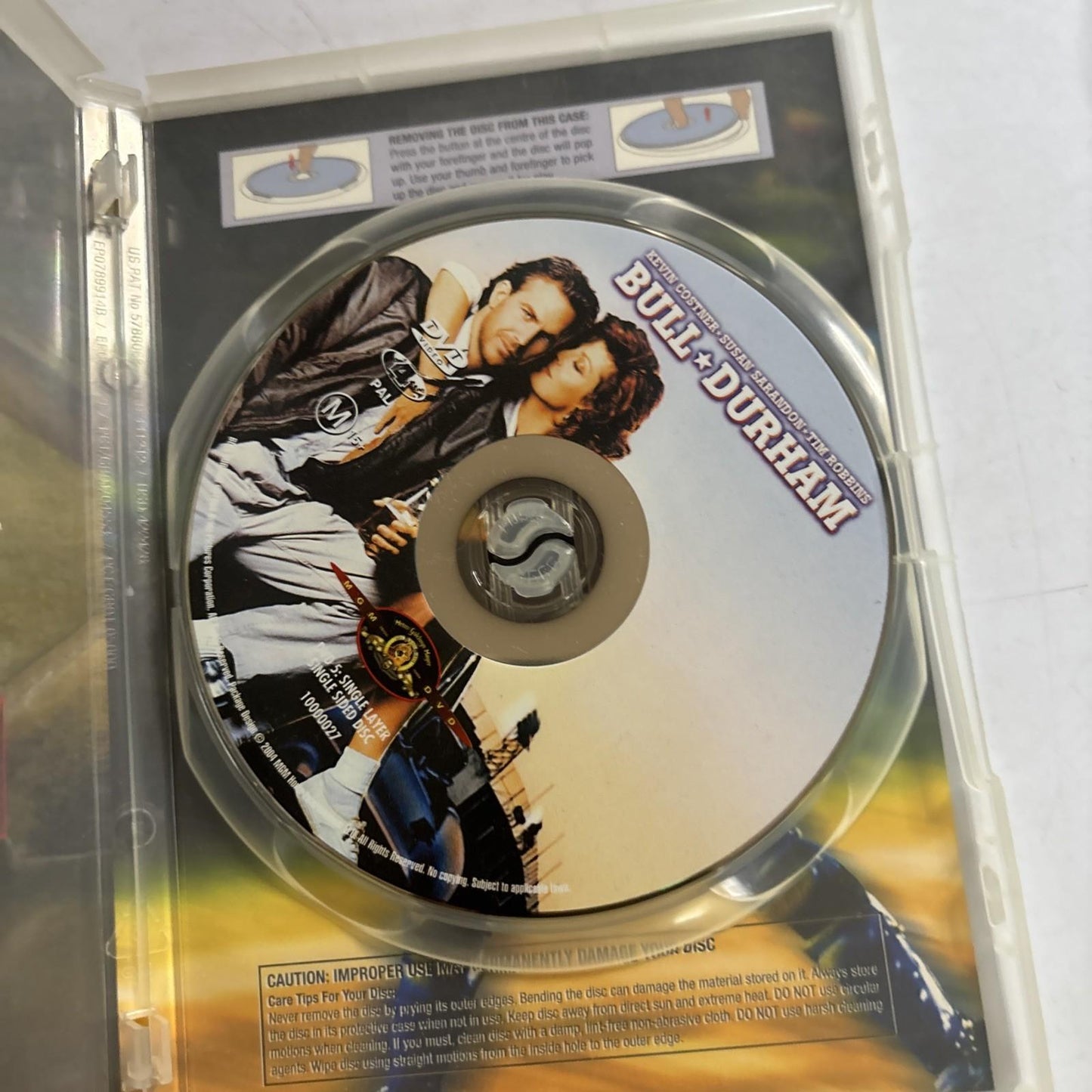 Bull Durham (DVD, 1988) Kevin Costner, Susan Sarandon Region 4