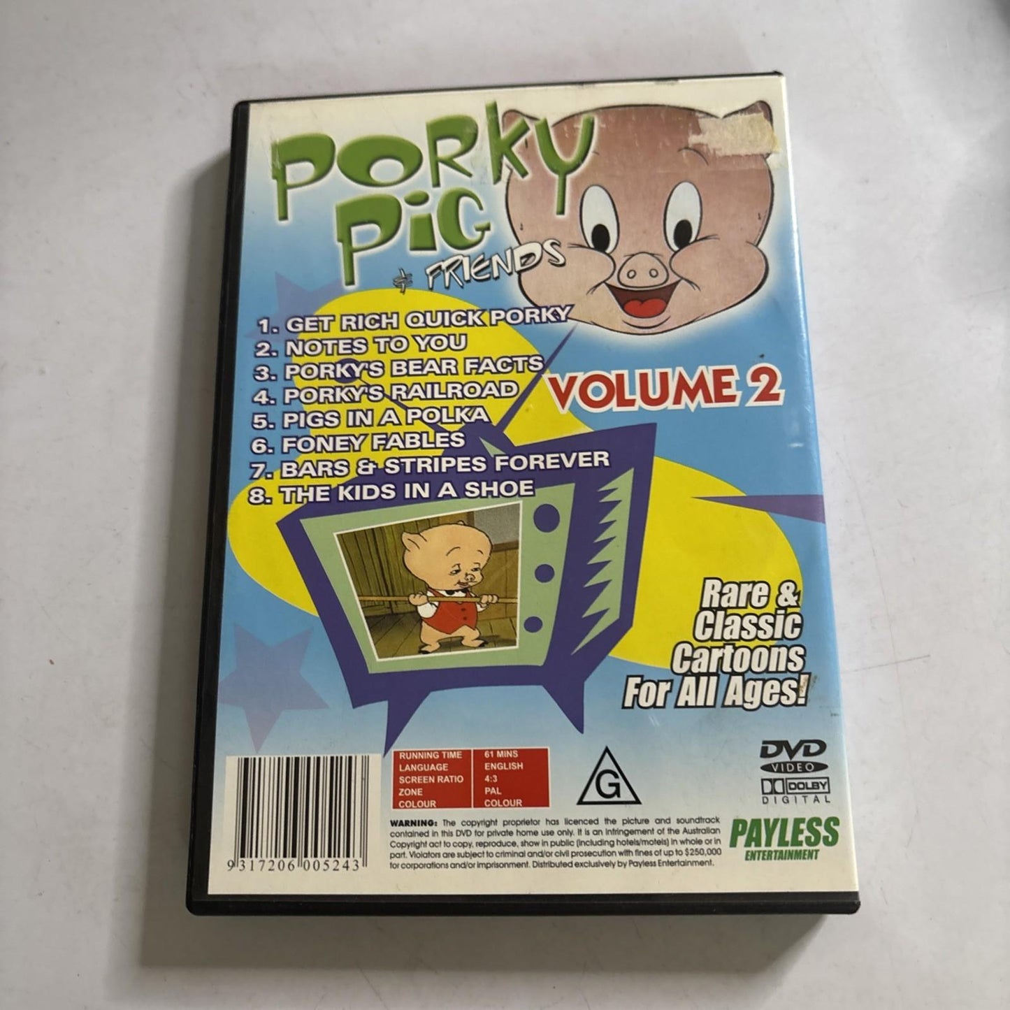 Porky Pig and Friends : Vol 2 (DVD) All Regions