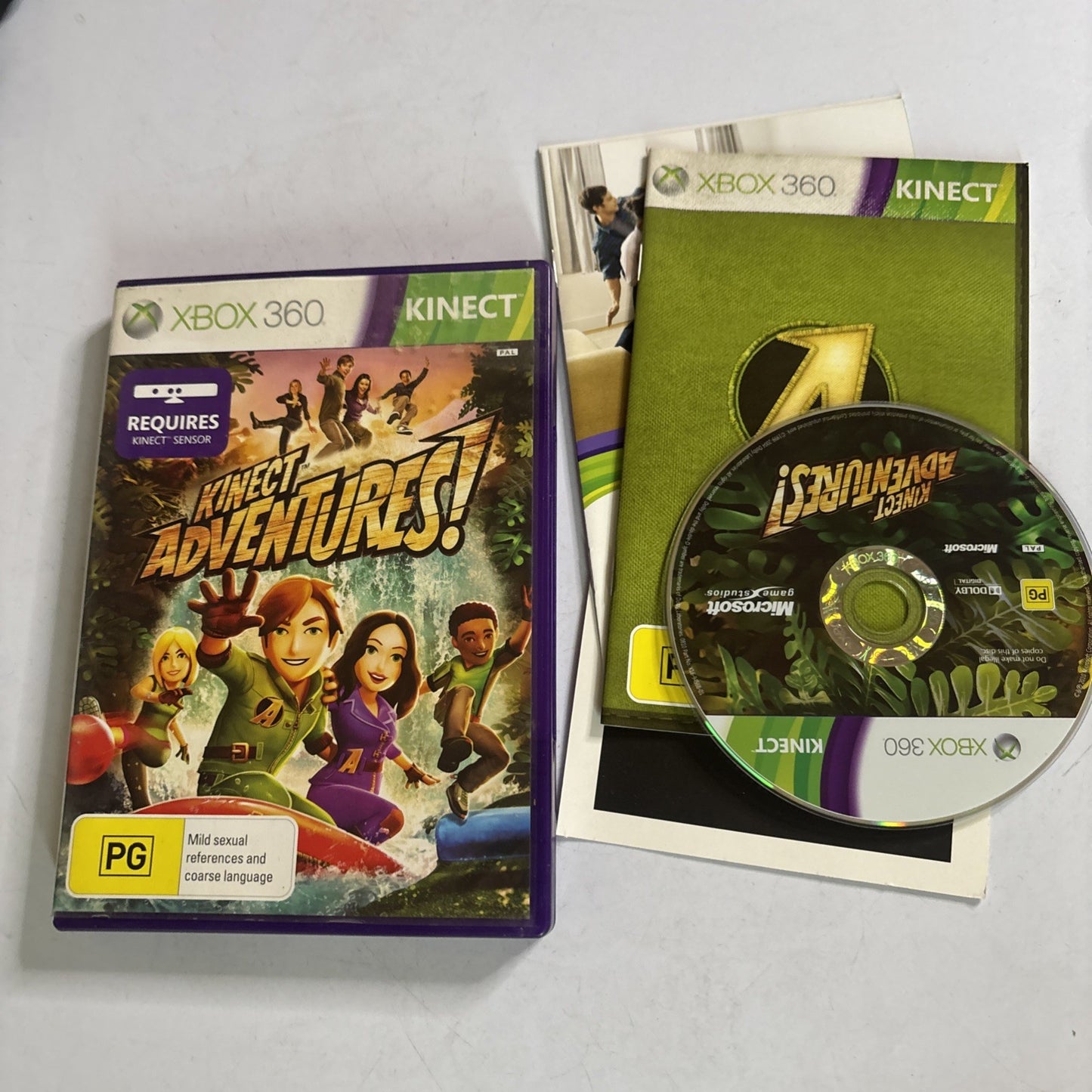 Kinect Adventures! Xbox 360 Manual PAL