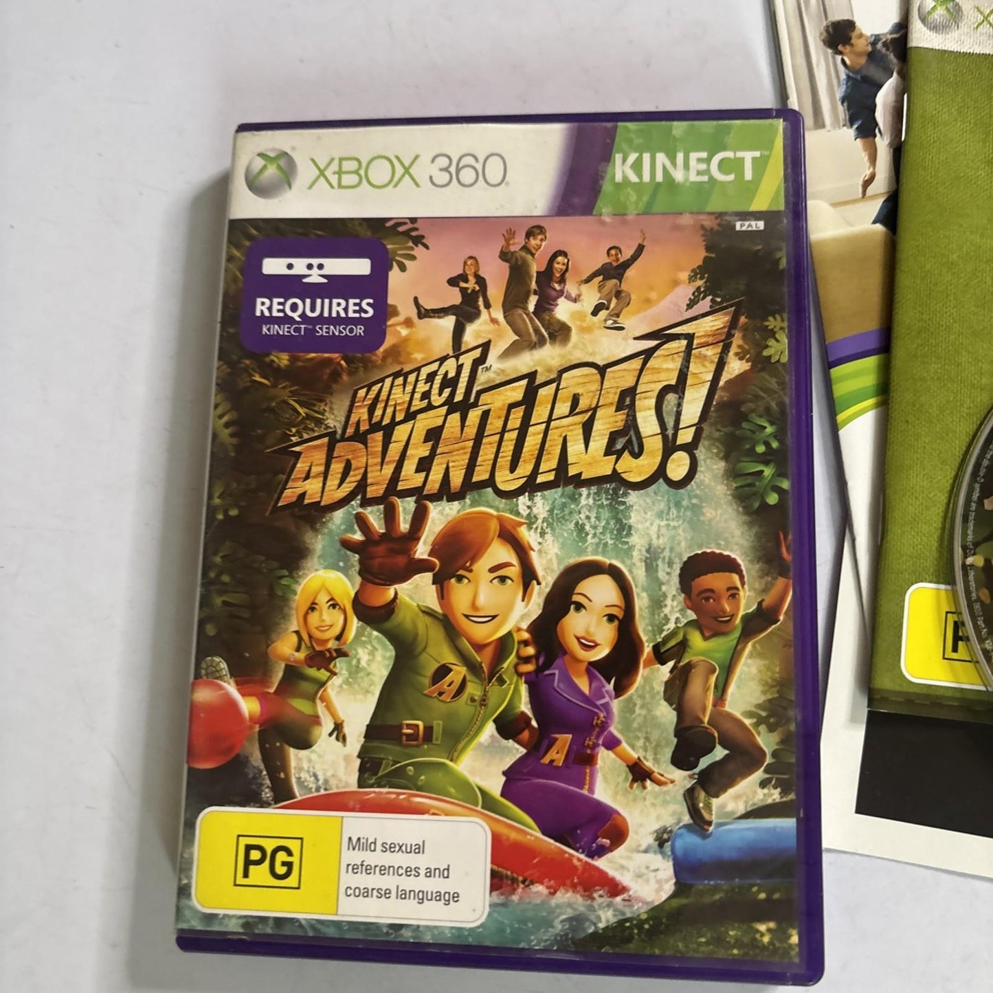 Kinect Adventures! Xbox 360 Manual PAL